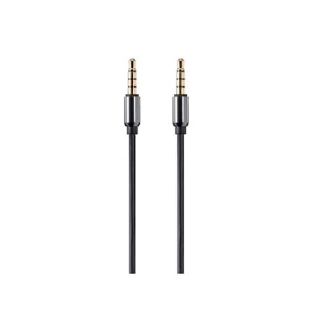 Monoprice Onyx Series Auxiliary 3.5mm TRRS Audio & Microphone Cable_ 10ft 18634